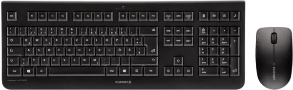 Cherry Teclado+Ratón Inalámbrico Inglés DW3000 Neg