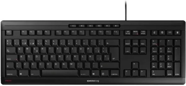 TECLADO STREAM NEGRO CHERRY