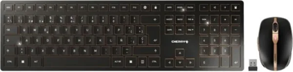 Kit teclado + raton inalambrico cheery dw 9100 slim