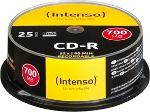 Intenso CD-R 700MB/80min tubo 25 unidades