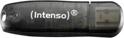 Memoria USB 2.0 intenso rainbow 16gb negro