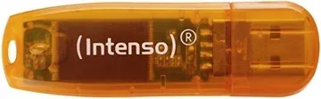 Intenso 3502490 Lápiz USB 2.0 Rainbow 64GB Naranja