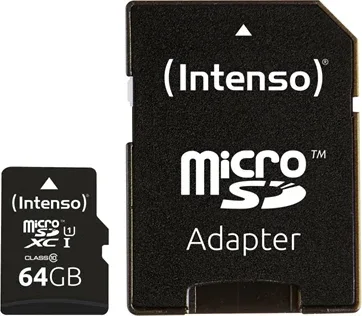 Intenso 3423490 Micro SD UHS-I Premium 64GB c/adap