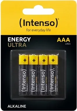 Intenso Pila Alcalina energy ultra AAALR03 Pack-4