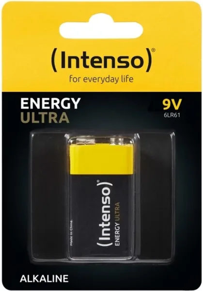 Pila alcalina intenso ultra 9v 6lr61 e - block