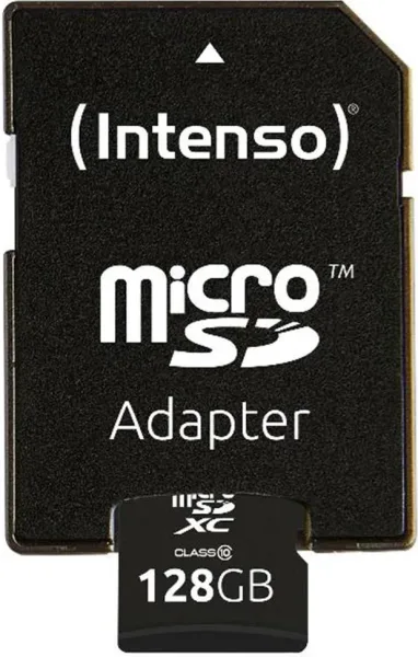 Intenso 3413491 Micro SD clase 10 128GB c/adapt
