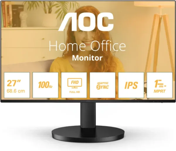 Monitor AOC 27B3HA2 27"/ Full HD/ Multimedia/ Negro