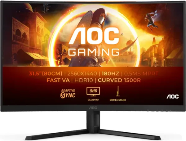MONITOR GAMING AOC CURVO 180Hz CQ32G4VE