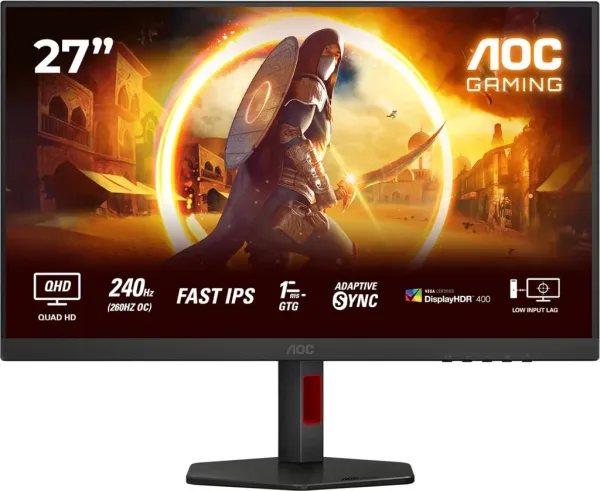 MONITOR GAMING AOC QHD 240Hz Q27G4ZR MM