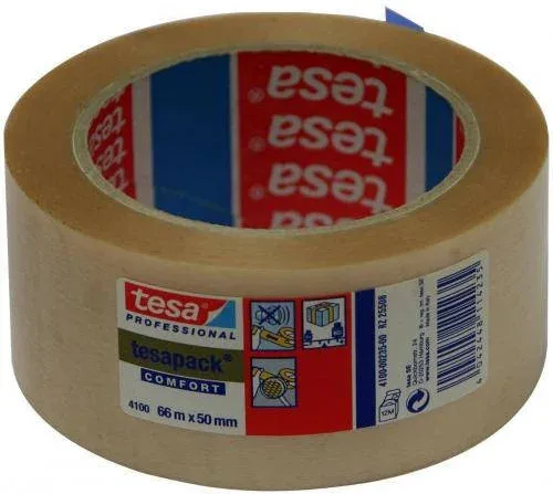 Cinta de Embalaje en Pvc Rugoso 50Mm.x66M. Transparente Tesa 04100-00228-00