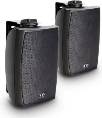 Ld Systems Integration Serie Contractor (Ldcwms42B) 4" 2-Way Wall Mount Speaker Black (Pair) Warranty 2 Years (Pu4)