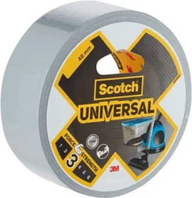 Rollo Cinta Americana Universal 2904 Plata 48Mm X 25M Scotch 7100205303