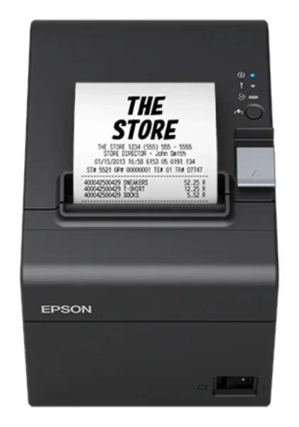 Impresora Epson Tm-T20Iii Tickets USB y Ethernet 250Mm/Seg Negro Brillante