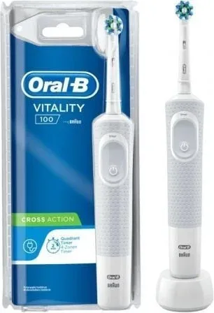 Cepillo Dental Braun Oral-B Vitality 100 Crossaction/ Blanco