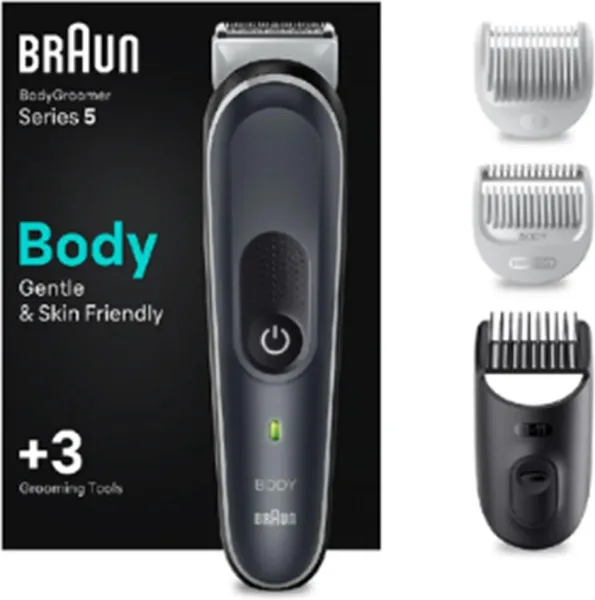 Braun BodyGroomer BG5340 Negro, Plata