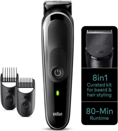Recortadora Braun All in One Style Kit Series 3 MGK3440/ con Batería/ 8 Accesorios