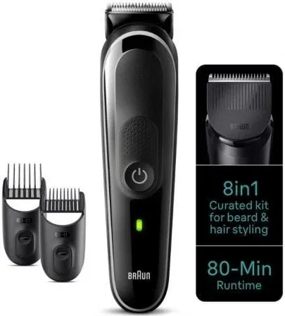 Recortadora Braun All in One Style Kit Series 3 MGK3440/ con Batería/ 8 Accesorios