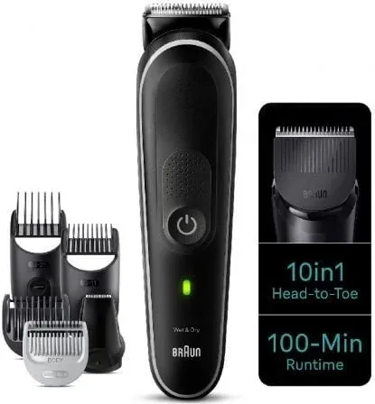 Recortadora Braun All in One Series 5 MGK5440/ con Batería/ 10 Accesorios