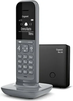 Gigaset CL390 Teléfono DECT/analógico Identificador de llamadas Gris