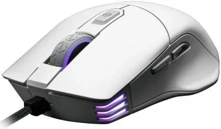 Ratón Gaming EVGA X12/ Hasta 16000 DPI/ Blanco