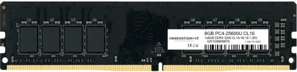Memoria RAM DDR4 8gb innovation it udimm 3200