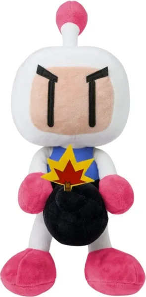 Peluche item lab videojuegos bomberman konami bomberman plush