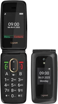 Gigaset GL795 7,11 cm (2.8") 142 g Negro Teléfono para personas mayores