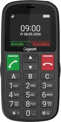 Teléfono Móvil Gigaset GL30 para Personas Mayores/ 4G/ Negro