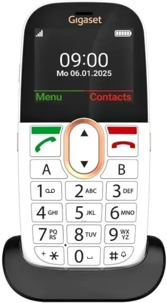 Gigaset Móvil Senior GL695 4G 2.31" Blanco + Base