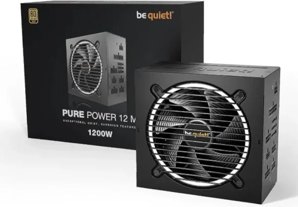 be quiet! Fuente Pure Power 1200W 20+4 pin ATX Neg