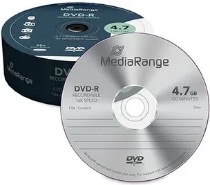 Consumible Mediarange Dvd-R Mr403 4.7Gb 25Pcs