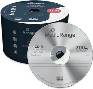 Consumible Mediarange Cd-R Mr207 700Mb 50Pcs