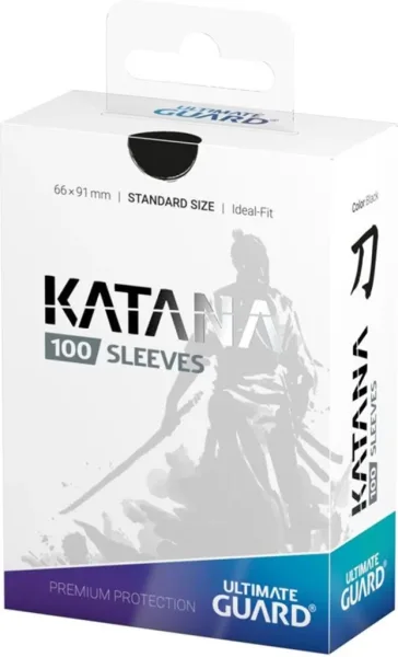 Fundas ultimate guard katana sleeves tamaño estándar negro