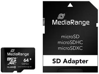 MEM MICRO SDXC 64GB MEDIARANGE + ADAPTADOR SD