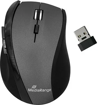 Raton Optico Mediarange Mros203 Wireless Bk-Grey