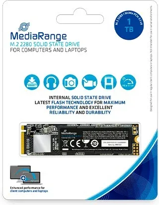 Disco Duro M2 SSD Pcie3 Mediarange 1TB