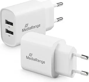 Cargador Mediarange Dual USB-A 12W