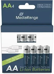 PILAS RECARGABLES MEDIARANGE AA