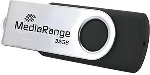 Pendrive 32Gb USB-C 3.2 Mediarange Silver-Black