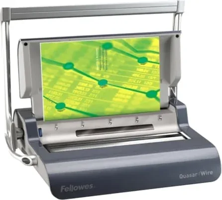 Encuadernadora de Canutillo Fellowes Quasar Wire/ Plata