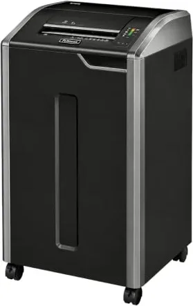 Destructora Fellowes 425HS/ Corte en Partículas de 1 x 5mm/ Negra