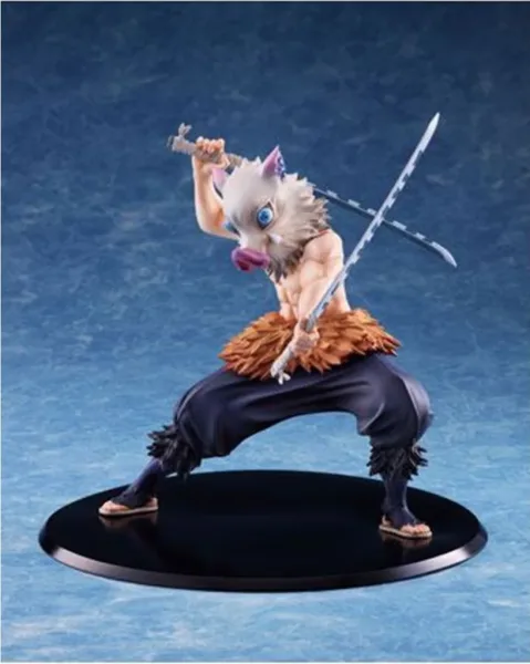 Figura aniplex demon slayer kimetsu no yaiba inosuke hashibira con & sin mascara de jabali