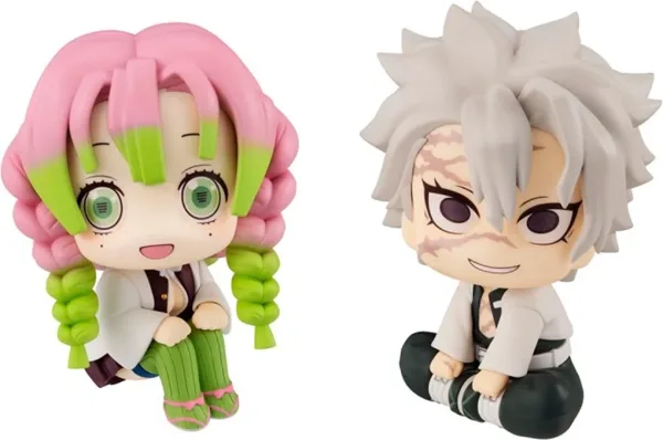 Figuras megahouse look up series kimetsu no yaiba demon slayer mitsuri kanroji & sanemi shinazugawa