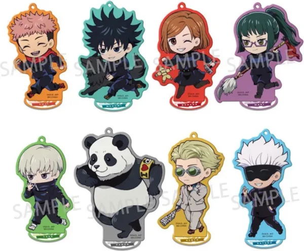 Set figuras acrílicas megahouse jujutsu kaisen toko toko mascot versión limitada