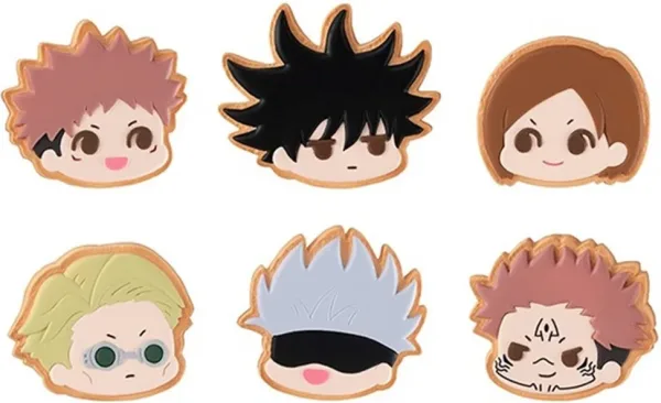 Surtido 6 figuras megahouse jujutsu kaisen charm patisserie