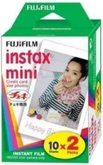 Pack 2 cartuchos - carga fujifilm 10 fotos instax  mini