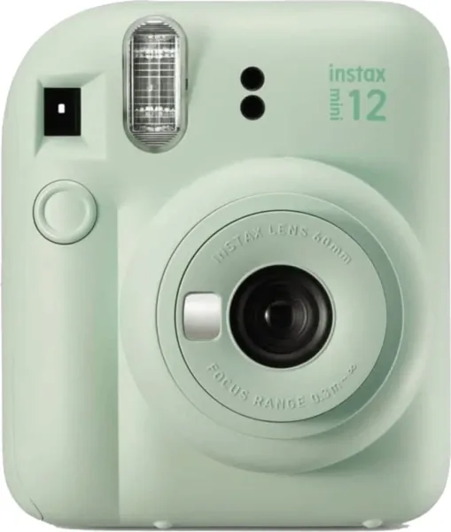 Camara fujifilm mini instax 12 flash -  autoexposicion -  verde menta