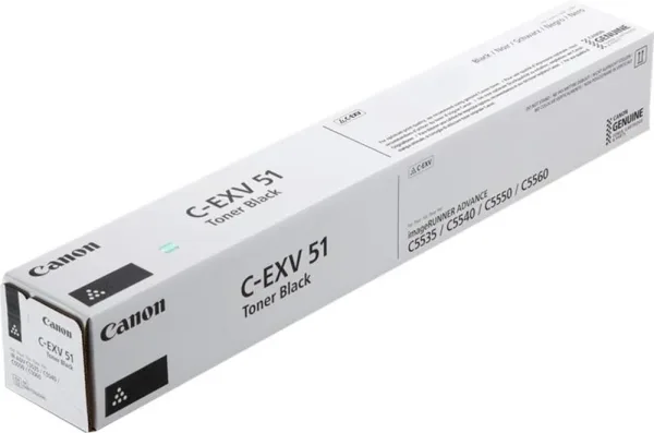 Toner canon c - exv51 negro 69000 paginas