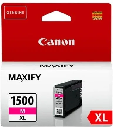Cartucho de Tinta Original Canon PGI-1500XL Alta Capacidad/ Magenta