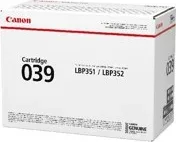 Toner canon crg 039 negro 0287c001 11.000 pag